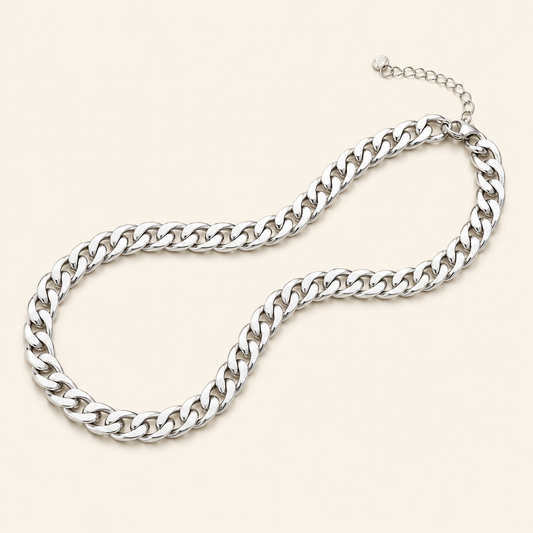 Cuban White Gold Necklace