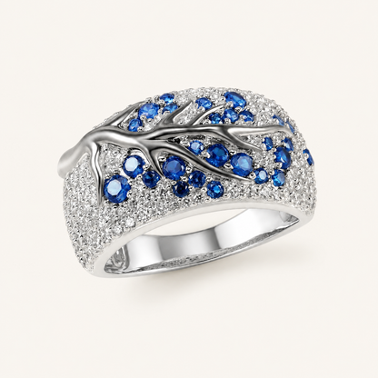 Cordelia White Gold Sapphire Ring