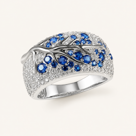 Cordelia White Gold Sapphire Ring
