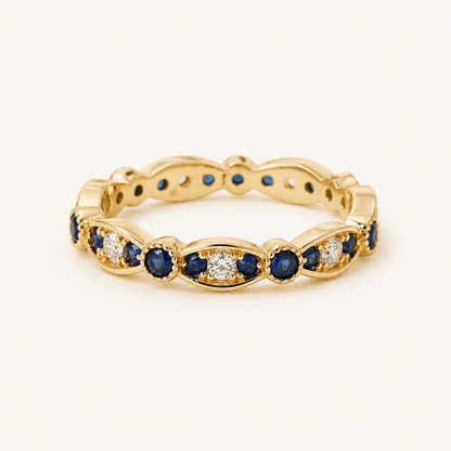 Rita Gold Sapphire Ring