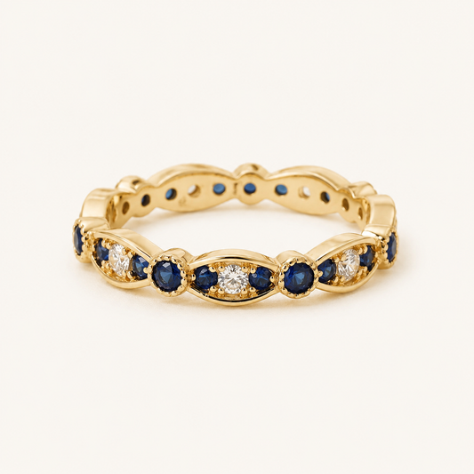 Rita Gold Sapphire Ring