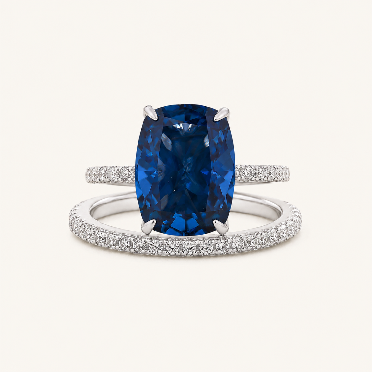 Viola White Gold Sapphire Set