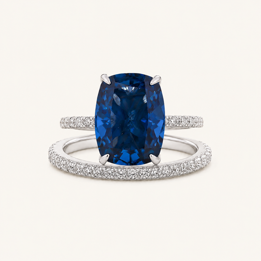 Viola White Gold Sapphire Set