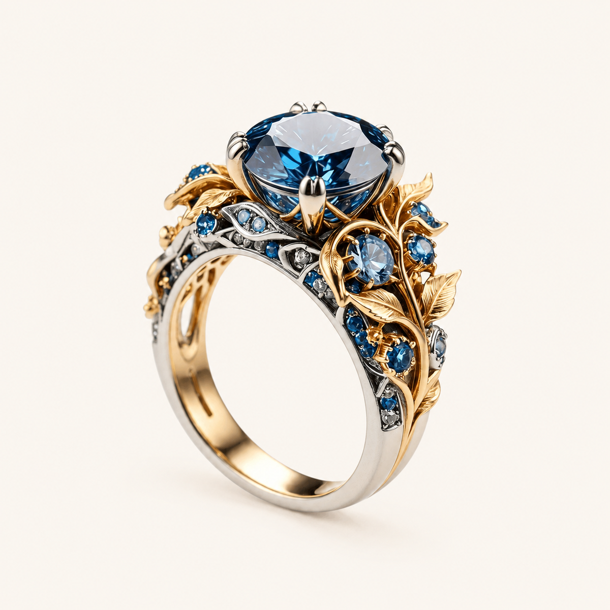 Serafina Gold Sapphire Ring