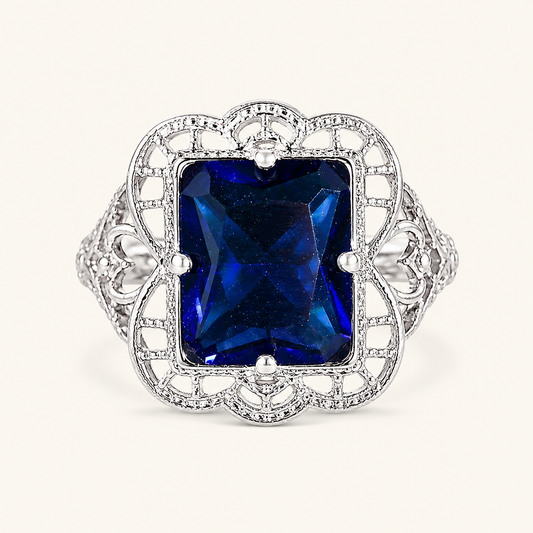 Romilly White Gold Sapphire Ring