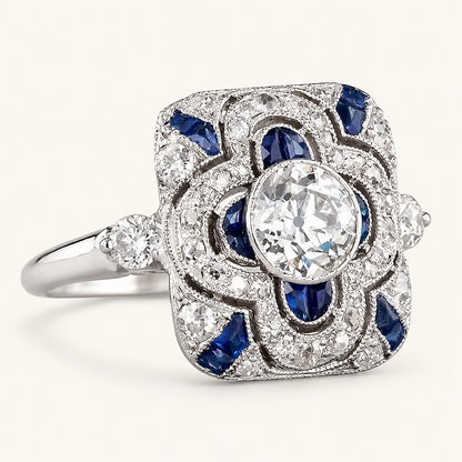 Clarisse White Gold Sapphire Ring