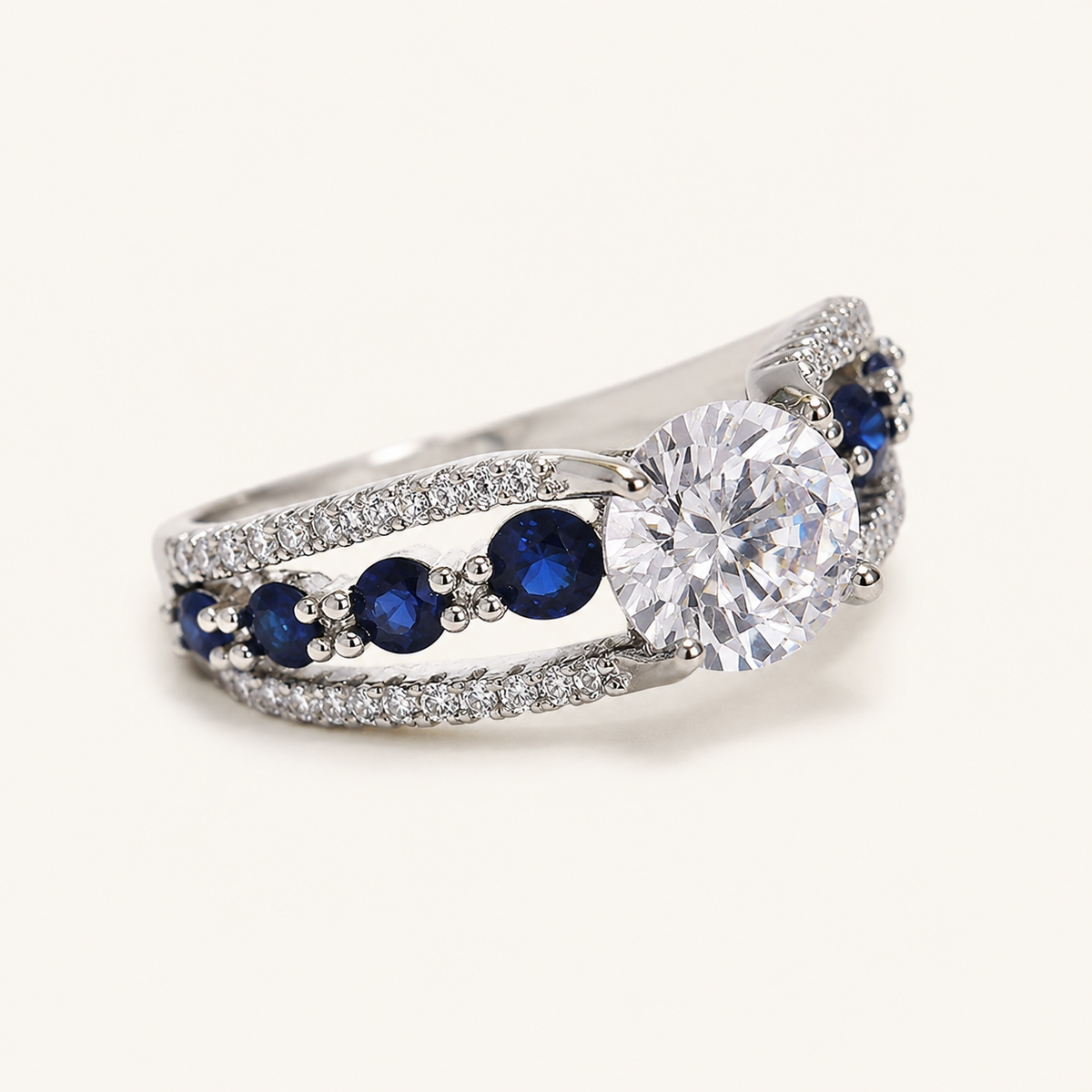 Colette White Gold Sapphire Ring
