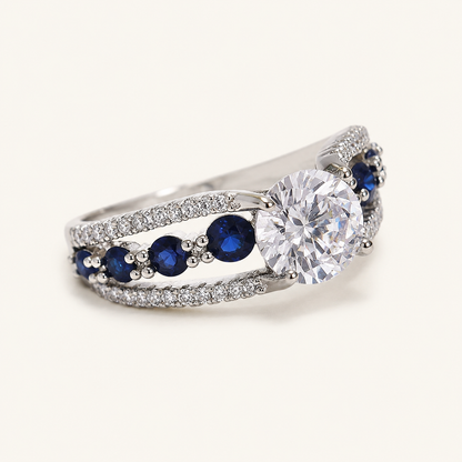 Colette White Gold Sapphire Ring