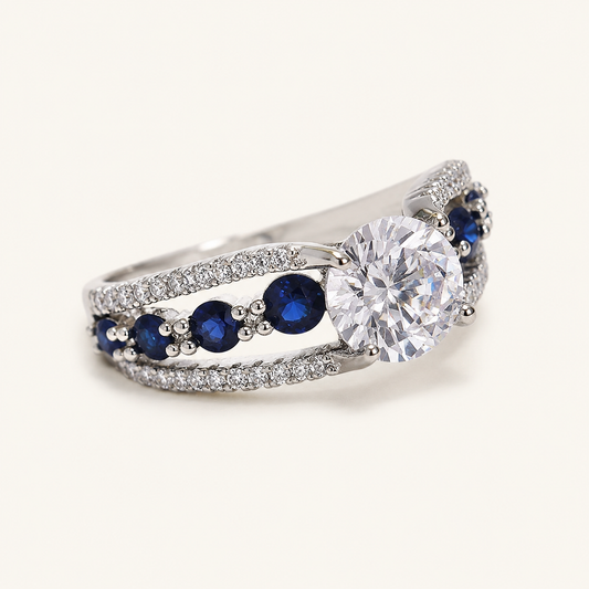 Colette White Gold Sapphire Ring