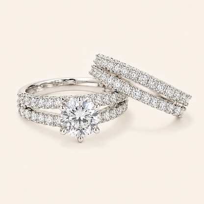 Orla White Gold Ring Set