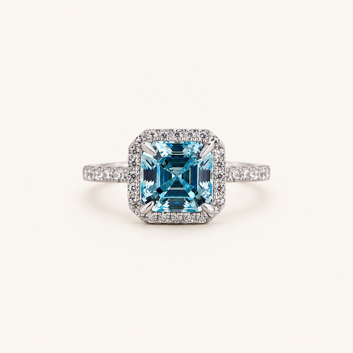 Margherita White Gold Sapphire Ring