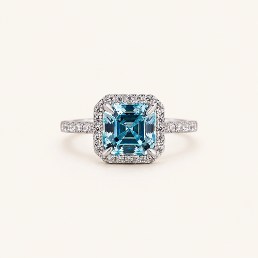 Margherita White Gold Sapphire Ring