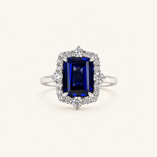 Miriam White Gold Sapphire Ring