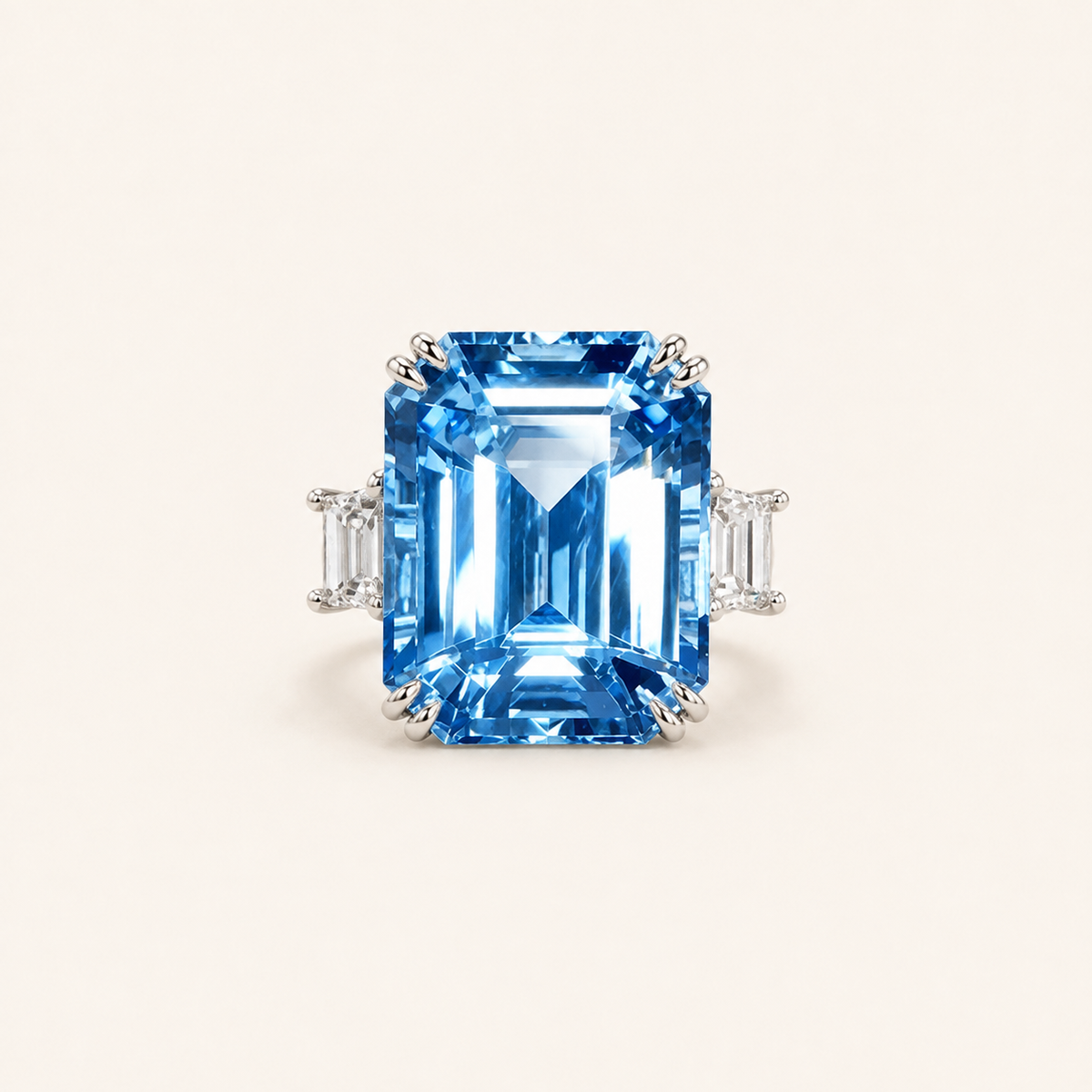 Ornella White Gold Sapphire Ring