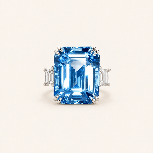 Ornella White Gold Sapphire Ring