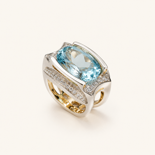 Benedetta White Gold Sapphire Ring