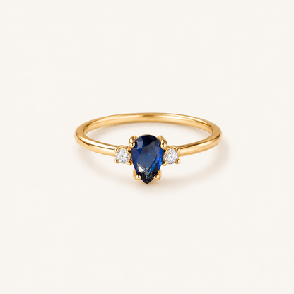Dalila Gold Sapphire Ring
