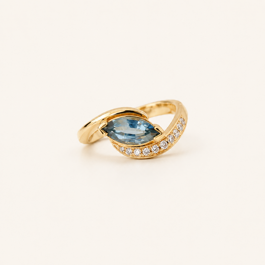 Agnese Gold Sapphire Ring
