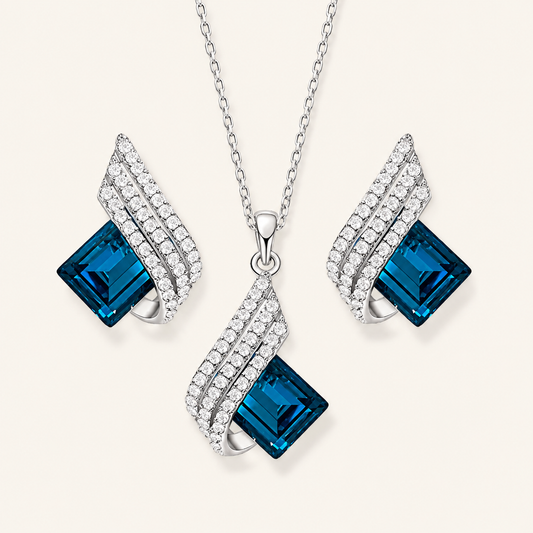 Brienne White Gold Set