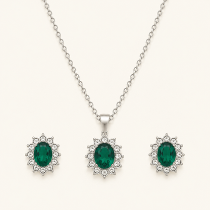 Katya White Gold Set