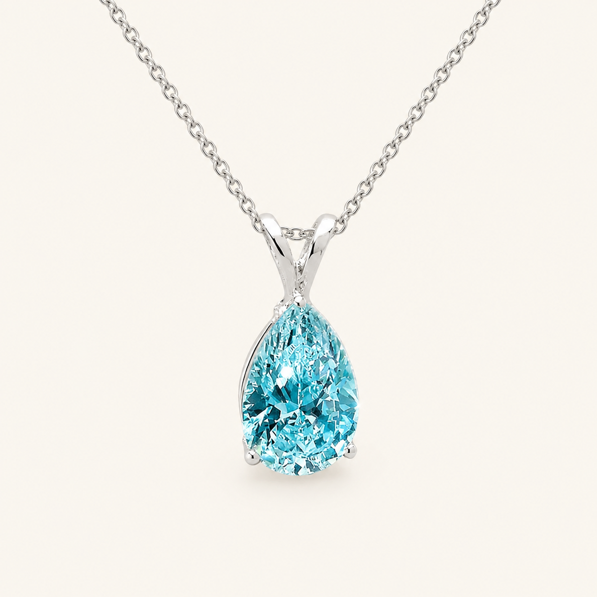 Tabitha White Gold Necklace
