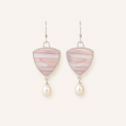 Noor Vintage Pearl Earrings