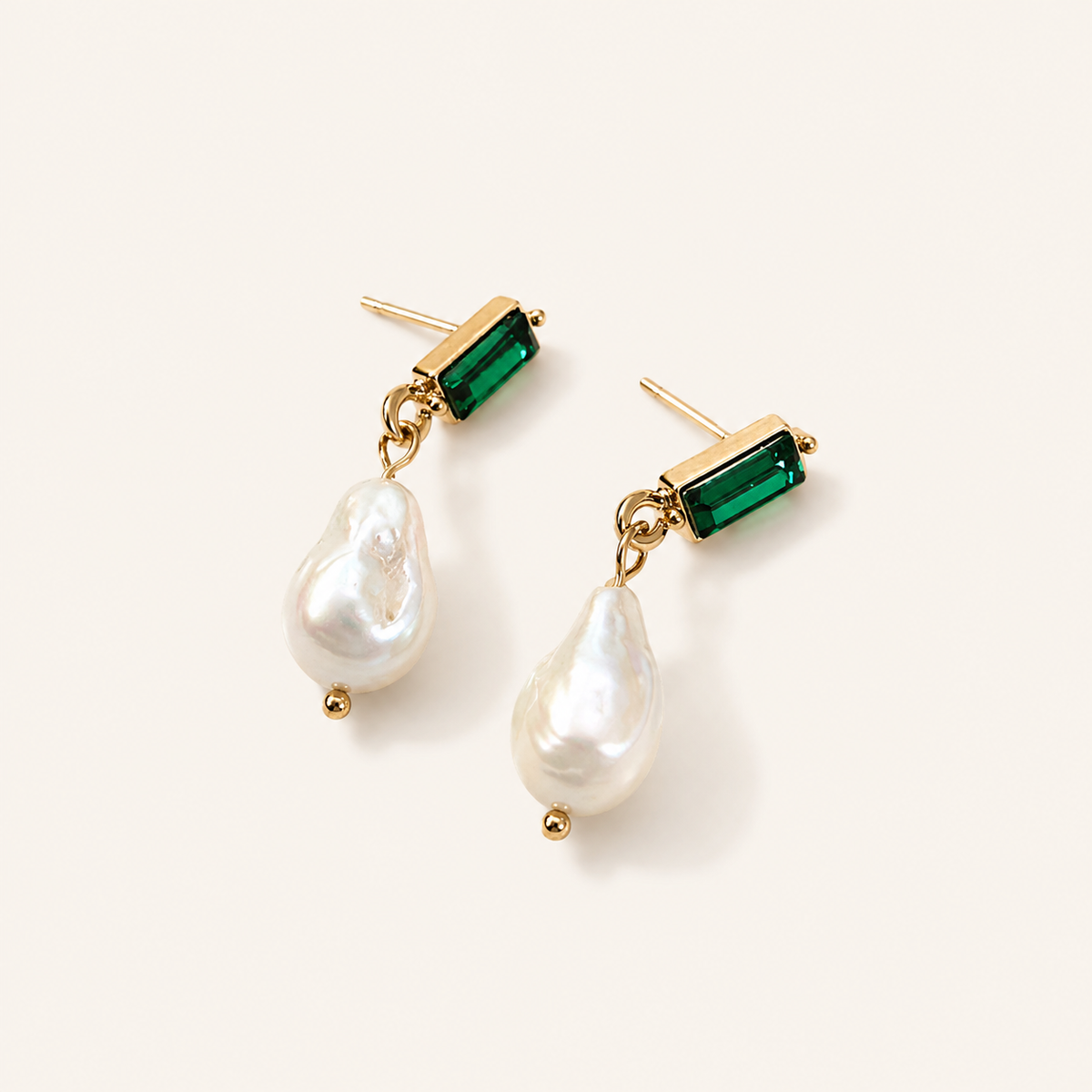 Perpetua Gold Pearl Earrings