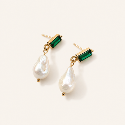 Perpetua Gold Pearl Earrings
