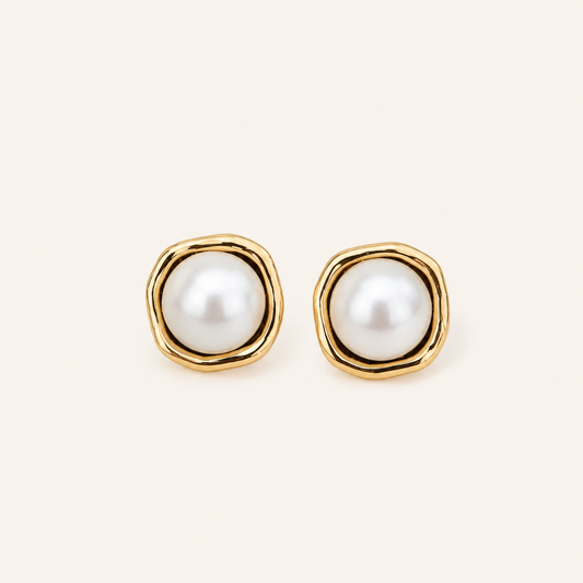 Lavinia Black Pearl Earrings
