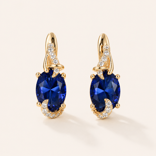 Kessia Midnight Drop Earrings