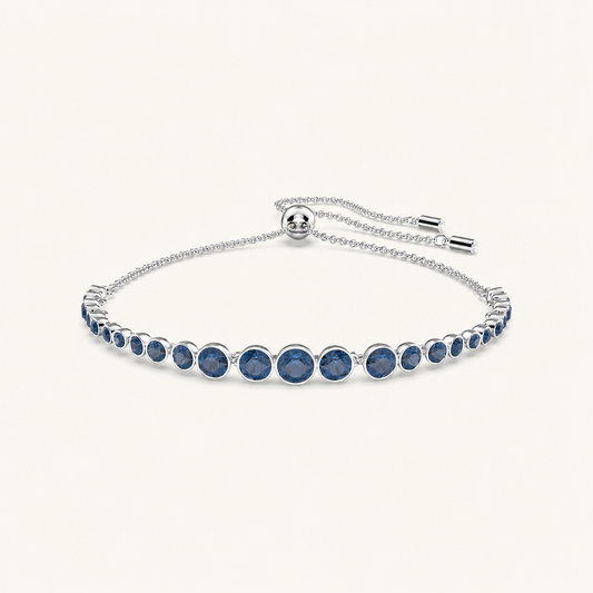Ottilie White Gold Sapphire Bracelet