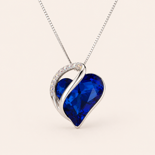 Ophelia Silver Sapphire Necklace