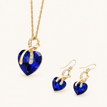 Cosima Gold Sapphire Set