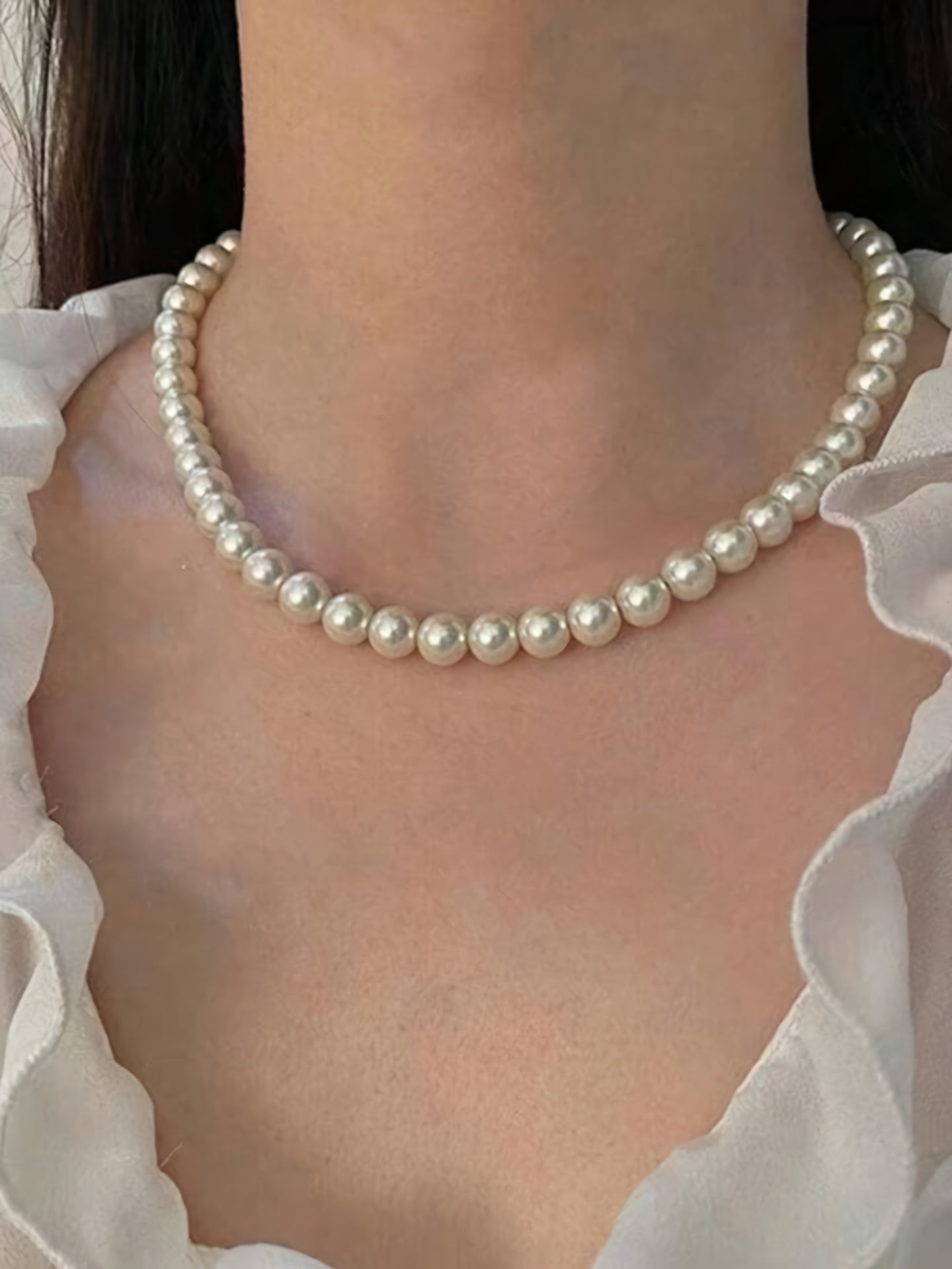 Graciela Classic Pearl Necklace