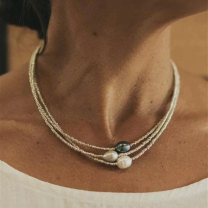 Junia Natural Pearl Necklace