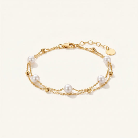 Freshwater Pearl Layered Bracelet