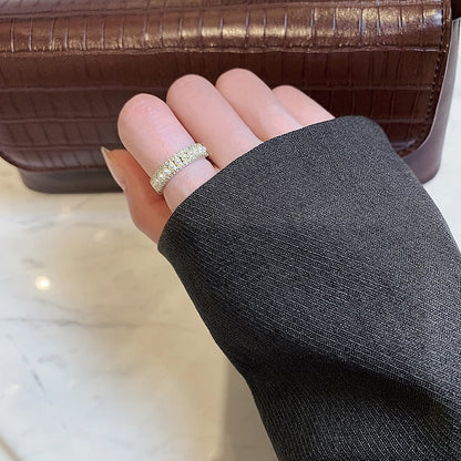 Gaia Gold Pearl Ring