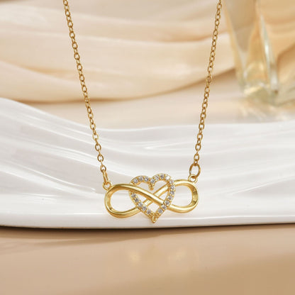 Apolline Gold Infinity Necklace