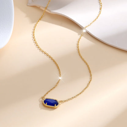 Sadie Gold Sapphire Necklace