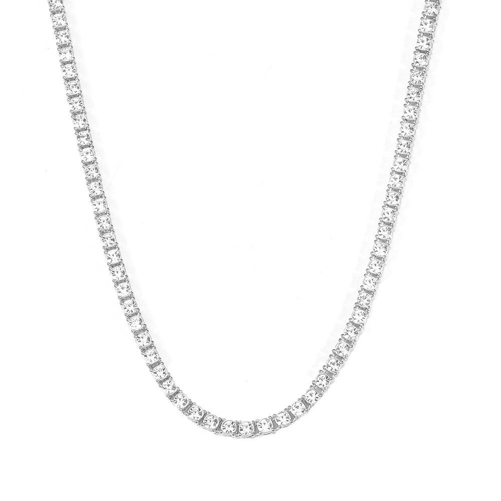 Tennis Necklace | Gold