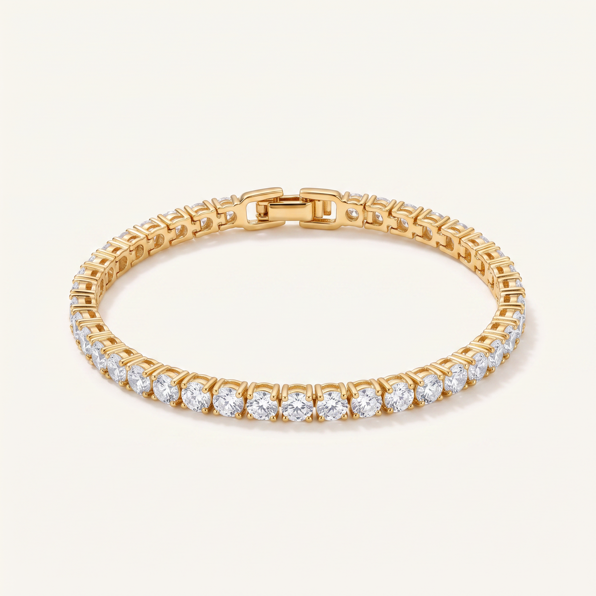 Anaya Gold Tennis Bracelet - studio