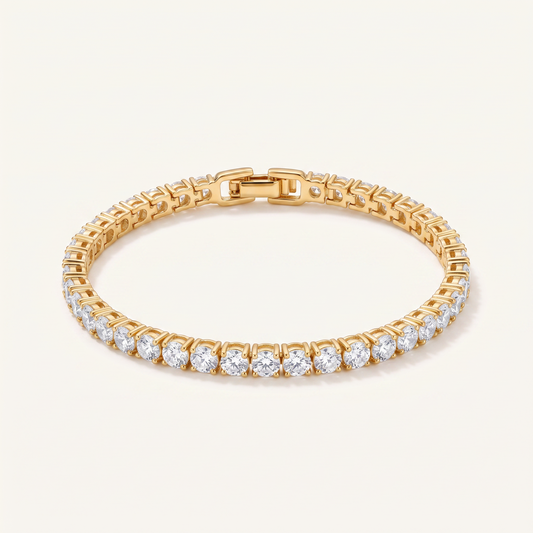 Anaya Gold Tennis Bracelet - studio