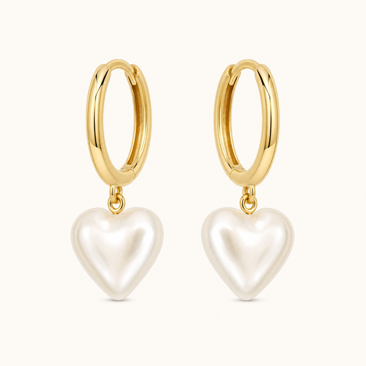 Anouk Gold Pearl Earrings - studio