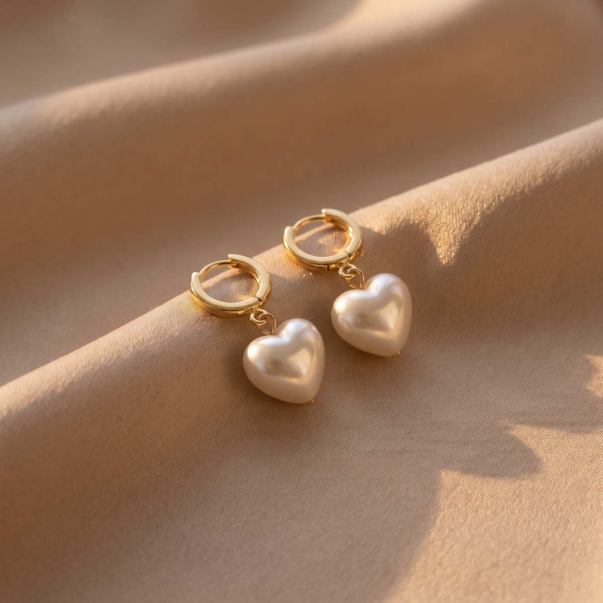 Anouk Gold Pearl Earrings - lifestyle