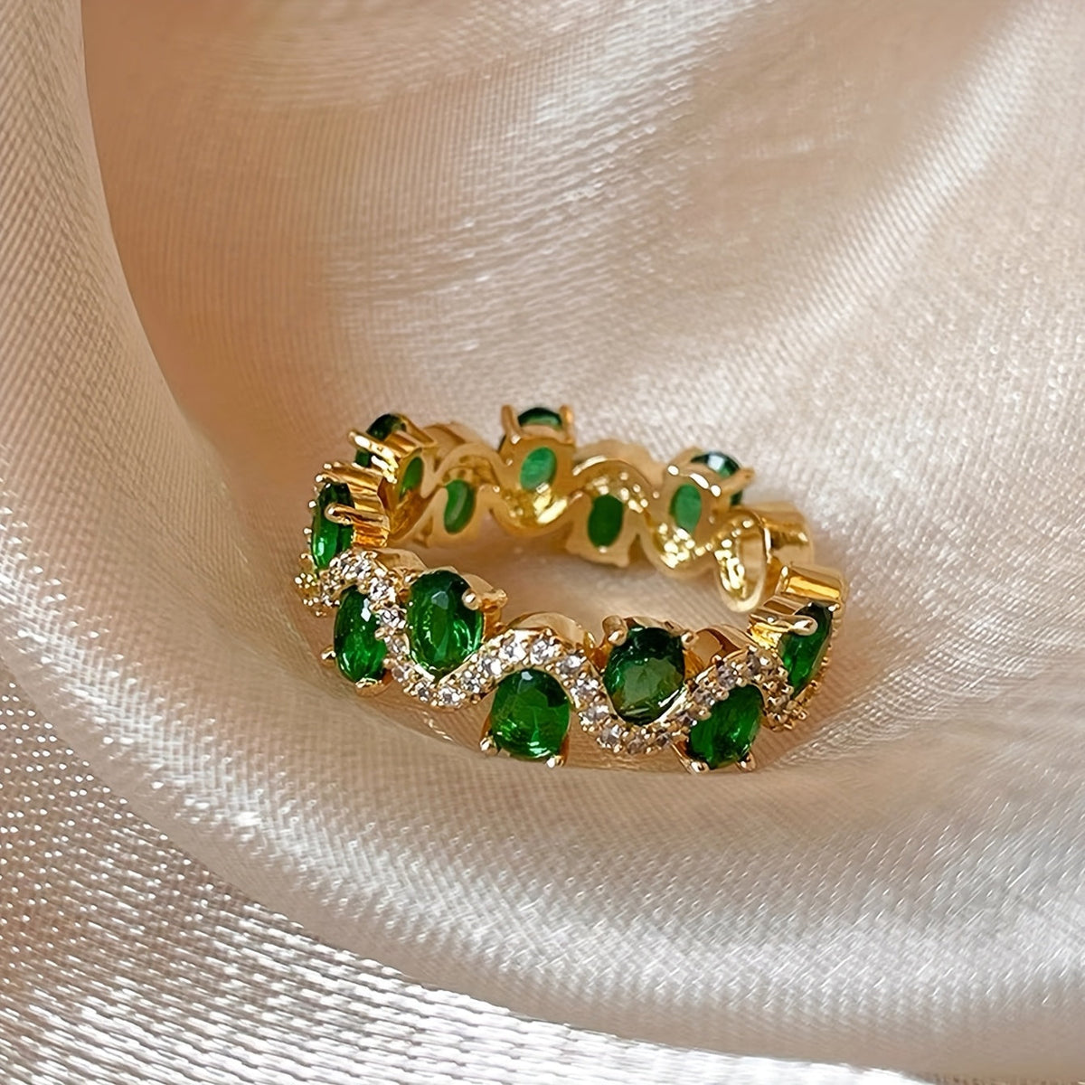 Calira Gold Emerald Ring
