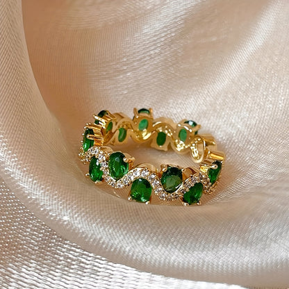 Calira Gold Emerald Ring