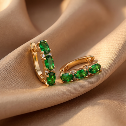 Celeste Gold Earrings - lifestyle