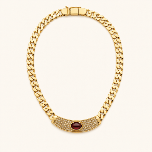 Isabella Vintage Necklace - studio