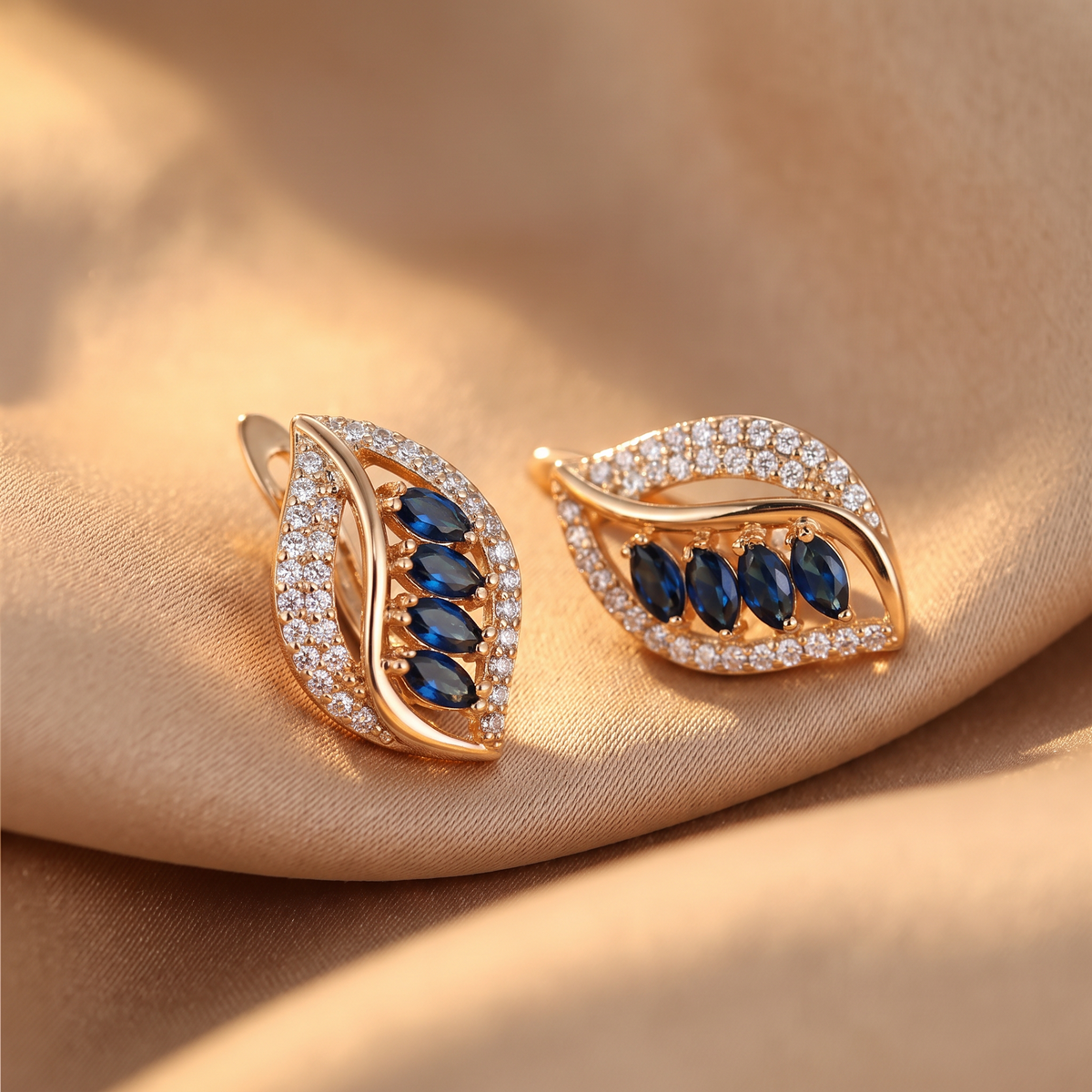 Isola Gold Earrings - lifestyle