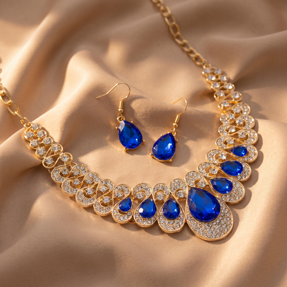 Maevina Gold Jewelry Set - lifestyle